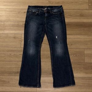Silver Jeans Dark Blue Boot Cut Women's Jeans